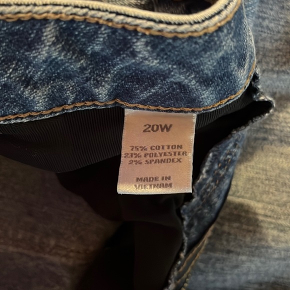 Fashion Bug wide leg denim capris size 20W - Picture 4 of 7